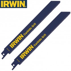 2 lames de scie sabre carbure 200mm tous matériaux IRWIN