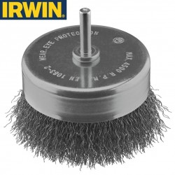 Brosse métallique coupelle pour foreuse IRWIN Ø85mm