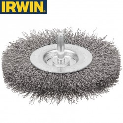 Brosse métallique coupelle pour meuleuse IRWIN Ø95mm