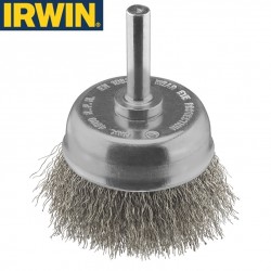 Brosse métallique coupelle pour meuleuse IRWIN Ø95mm