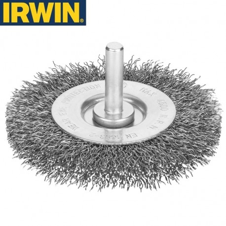 Brosse coupelle pour foreuse IRWIN pour inox Ø75mm