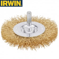 Brosse coupelle laiton pour foreuse IRWIN pour bois Ø75mm