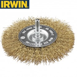 Brosse coupelle laiton pour foreuse IRWIN pour bois Ø100mm