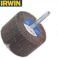 Roue à lamelles abrasives grain 80 IRWIN pour foreuse Ø60mm
