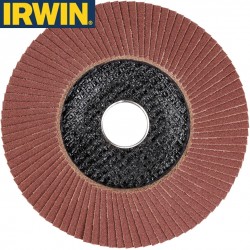Disque abrasif pour meuleuse grain 120 IRWIN Ø125mm