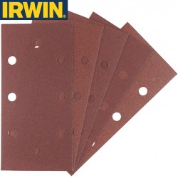 5 abrasifs pour Black & Decker grain 120 IRWIN 190x93mm