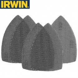 5 grilles pour ponceuse mouse Bosch PSM grain 120 IRWIN