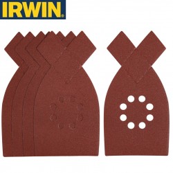 5 abrasifs pour Black&Decker multi grain 180 IRWIN 170x110mm