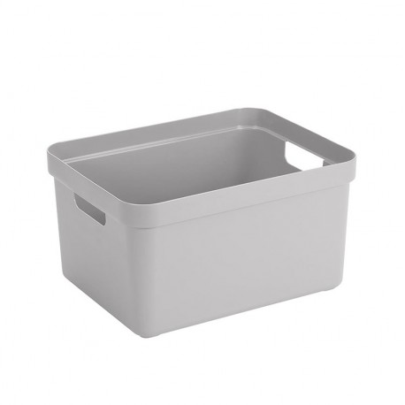 Bac de rangement SIGMA 32L Gris