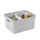 Bac de rangement SIGMA 32L Gris