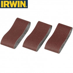 3 bandes pour ponceuse à bande grain 60 IRWIN 100x560mm