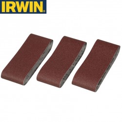 3 bandes pour ponceuse à bande grain 60 IRWIN 100x610mm