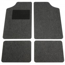 Set de 4 tapis voiture universels feutre anthracite Carpoint