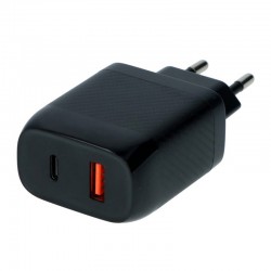 Chargeur rapide USB/USB C fiche plate Carpoint