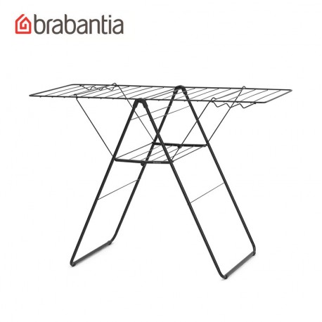 BRABANTIA Séchoir T à poser 20 mètres - noir mat