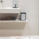 Poubelle murale BRABANTIA Bo Waste Bin 4L Acier brillant