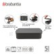 Boîte à lunch BRABANTIA avec compartiments - Gris foncé