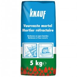 KNAUF mortier réfractaire 5 Kg