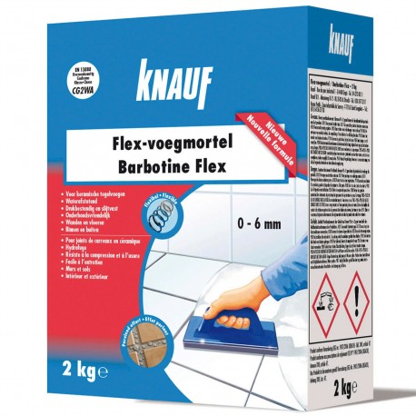 KNAUF barbotine flex gris argent 2 Kg