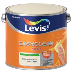 LEVIS Easyclean mur mat jaune léger 2,5L