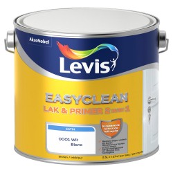 LEVIS Easyclean laque bois satin blanc 2,5L
