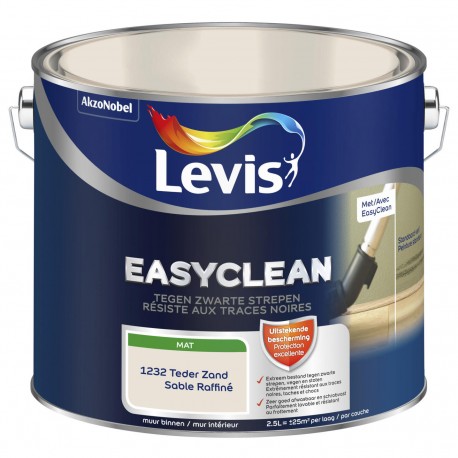 LEVIS Easyclean taches noires mat sable raffiné 2,5L