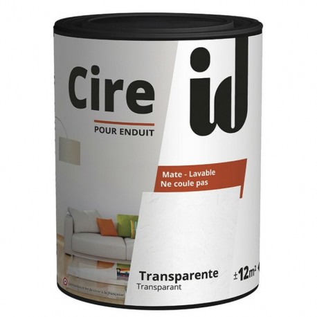 ID Cire murale pour enduit multi-effets Transparent 1L