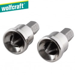 2 embouts Solid de vissage 25mm WOLFCRAFT PZ2