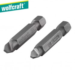 2 embouts extracteurs de vis WOLFCRAFT