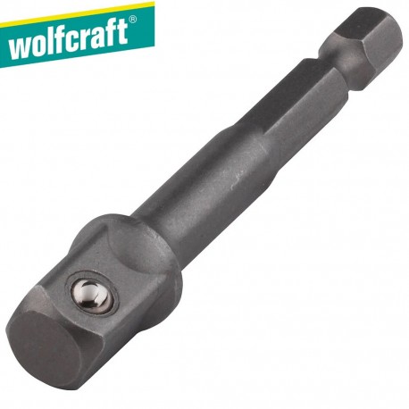 Embout porte douille 1/4 vers 3/8" WOLFCRAFT