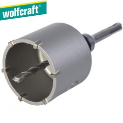 Trépan SDS+ en carbure pour béton WOLFCRAFT Ø68mm