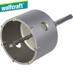 Trépan SDS+ en carbure pour béton WOLFCRAFT Ø83mm