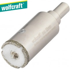 Trépan diamant pour carrelage WOLFCRAFT Ø25mm