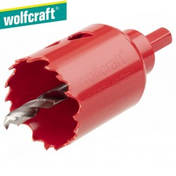 Scie-cloche réglable multi-matériaux WOLFCRAFT Ø35 à 80mm