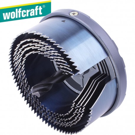 Scie-cloche Proffessionnal multi-matériaux WOLFCRAFT Ø25-62mm