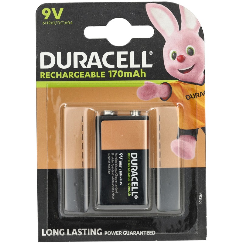 PILE 9V DURACELL rechargeable - PILES/Piles Rechargeable