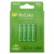 GP ReCycKo 4 pile rechargeables AAA 850mAh