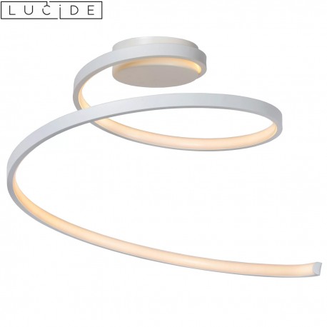 VIOLETTA plafonnier torsadé LED blanc
