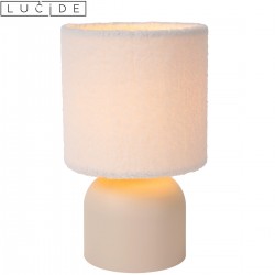 WOOLLY lampe de table crème 16cm
