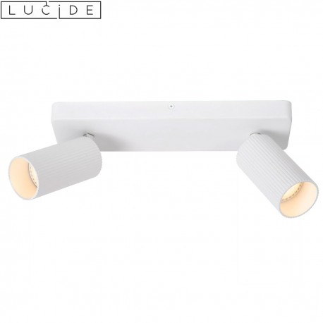 CLUBS barre 2 spots orientables blanc GU10
