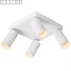 CLUBS plafonnier 4 spots orientables blanc GU10