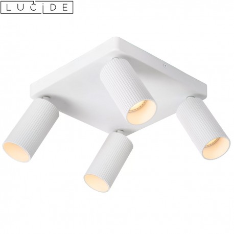 CLUBS plafonnier 4 spots orientables blanc GU10
