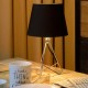 GITTA lampe de table acier/noir Ø17cm
