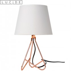 GITTA lampe de table cuivre/blanc Ø17cm