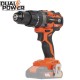 DUAL POWER perceuse-visseuse 20V 65Nm à percussion - sans batterie