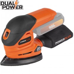 DUAL POWER ponceuse à paume 20V - sans batterie