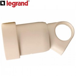 LEGRAND Fiche ronde femelle +anneau 2P+T 2,5A ivoir