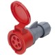Prise femelle CEE 3P+N+T 380V 16A PROFILE