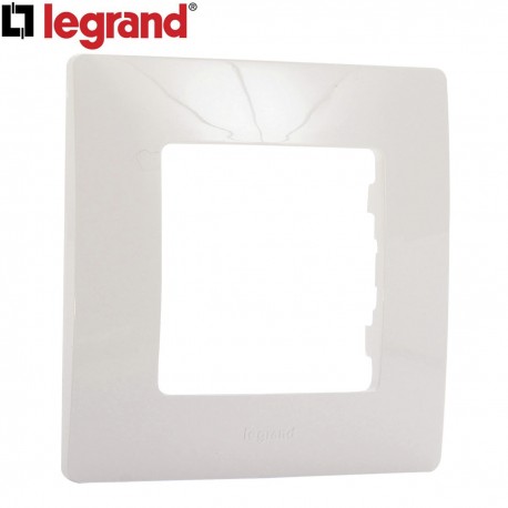 Plaque de recouvrement simple LEGRAND Niloe blanc