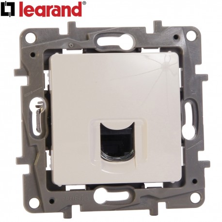 Prise encastrable RJ45 UTP CAT.6 LEGRAND Niloe blanc